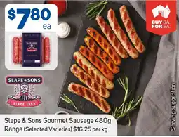Foodland Slape & Sons Gourmet Sausage offer