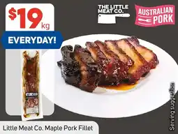 Foodland Little Meat Co. Maple Pork Fillet offer