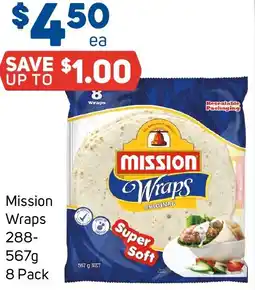 Foodland Mission wraps offer