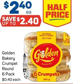 Foodland Golden bakery crumpet round offer
