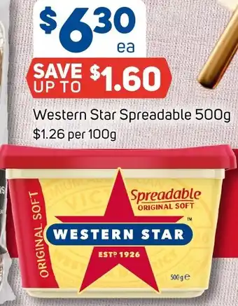 Foodland Western star spreadable offer