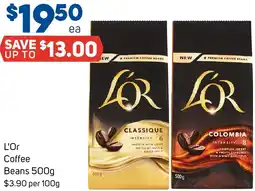 Foodland L'or coffee beans offer