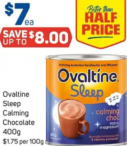 Foodland Ovaltine sleep calming chocolate offer