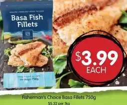 Spudshed Fisherman's choice basa fillets offer