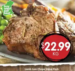 Spudshed Lamb loin chops offer