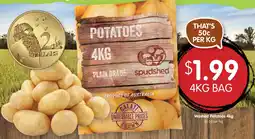 Spudshed Washed potatoes offer