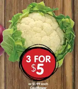 Spudshed Cauliflower offer