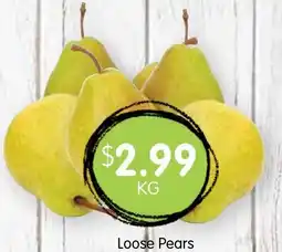 Spudshed Loose pears offer