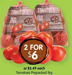 Spudshed Tomatoes offer