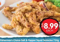 Spudshed Fisherman's choice salt & pepper squid tentacles offer
