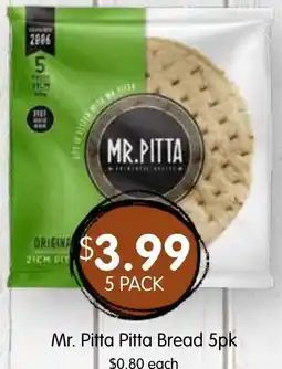Spudshed Mr. pitta pitta bread offer