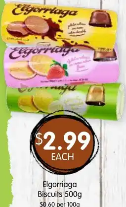 Spudshed Elgorriaga biscuits offer