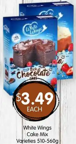 Spudshed White wings cake mix offer