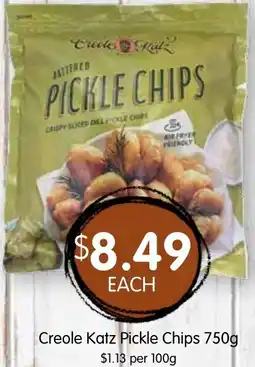 Spudshed Creole katz pickle chips offer