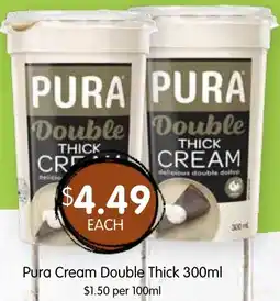 Spudshed Pura cream double thick offer