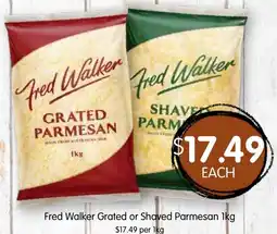 Spudshed Fred walker grated or shaved parmesan offer