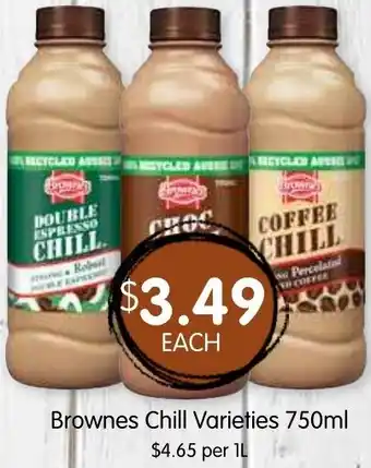 Spudshed Brownes chill varieties offer
