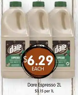 Spudshed Dare espresso offer