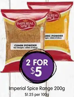 Spudshed Imperial spice range offer