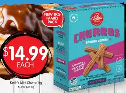 Spudshed Keith's mini churro offer
