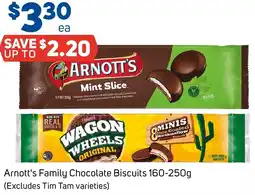 Foodland Arnott's family chocolate biscuits offer