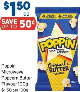 Foodland Poppin microwave popcorn butter flavour offer