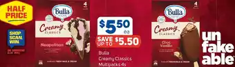 Foodland Bulla creamy classics offer