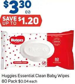 Foodland Huggies essential clean baby wipes offer