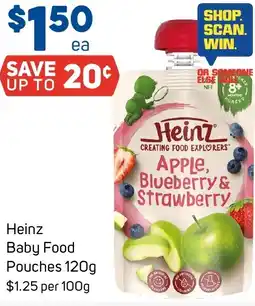 Foodland Heinz baby food pouches offer