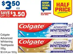 Foodland Colgate advanced whitening toothpaste offer