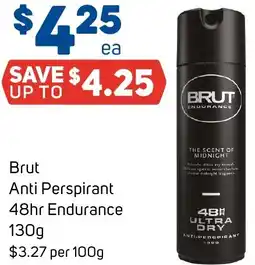 Foodland Brut anti perspirant 48hr endurance offer
