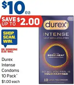 Foodland Durex intense condoms offer