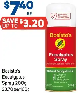Foodland Bosisto's eucalyptus spray offer