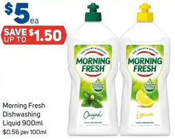 Foodland Morning fresh dishwashing liquid offer