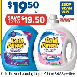 Foodland Cold power laundry liquid offer