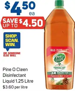Foodland Pine o cleen disinfectant liquid offer