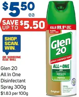 Foodland Glen 20 all in one disinfectant spray offer