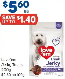 Foodland Love 'em jerky treats offer