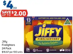 Foodland Jiffy firelighters offer