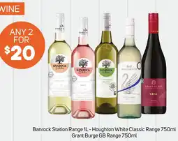 Foodland Banrock station range 1l - houghton white classic range, grant burge gb range offer