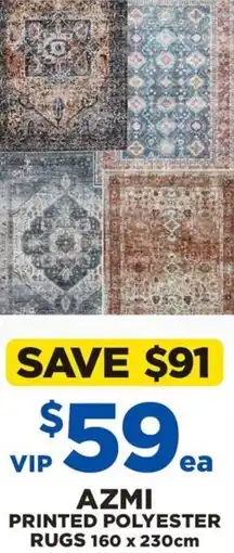 Spotlight Printed polyester rugs offer