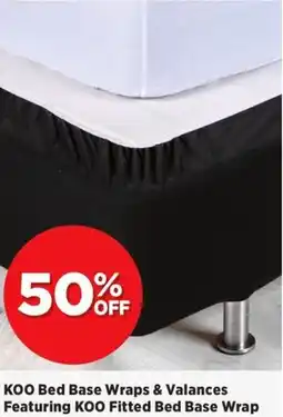 Spotlight Koo bed base wraps & valances offer