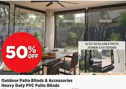 Spotlight Outdoor patio blinds & accessories heavy duty pvc patio blinds offer