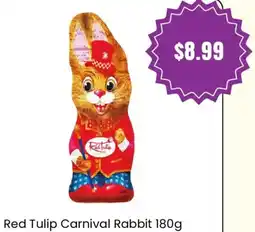 Choice The Discount Store Red tulip carnival rabbit offer