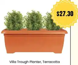 Cheap as Chips Villa Trough Planter Terracotta offer