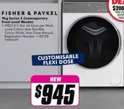 The Good Guys series 5 contemporary front load washer offer