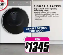 The Good Guys series 5 contemporary heat pump dryer offer