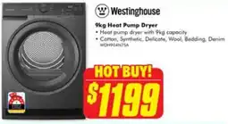 The Good Guys Westinghouse heat pump dryer offer