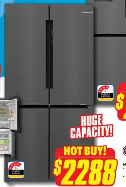 The Good Guys Bosch 605l quad door refrigerator offer