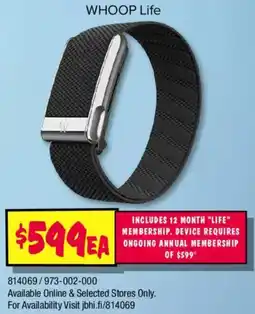 JB Hi-Fi Whoop life offer